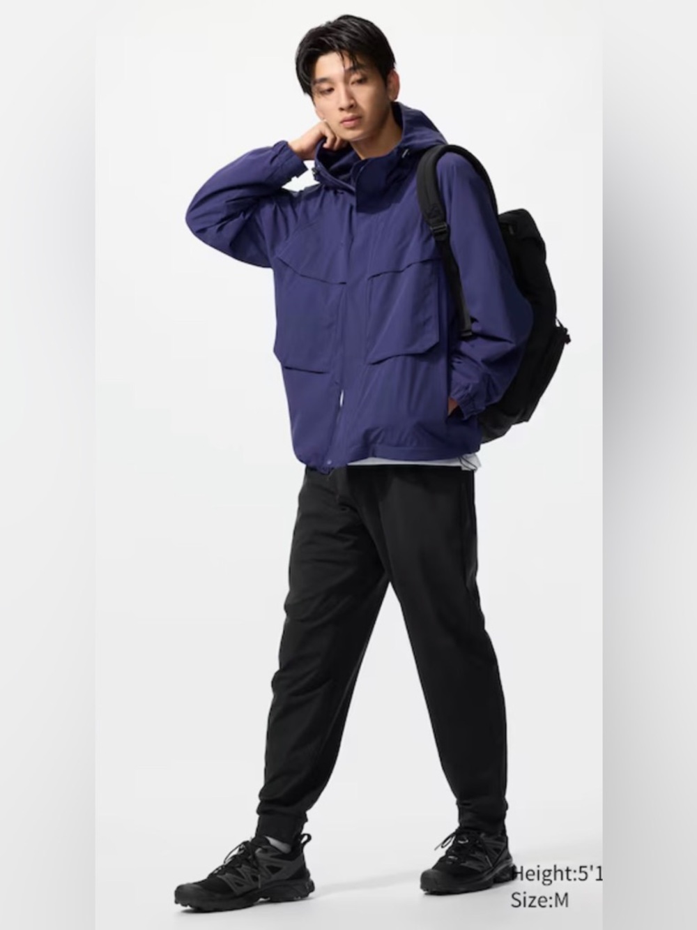 Uniqlo Ultra Stretch Active Jogger Pants 
Black NWT Asian M Athleisure Travel